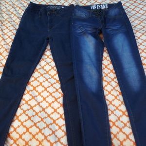 AE & VIP skinny jeggings SIZE 3/4